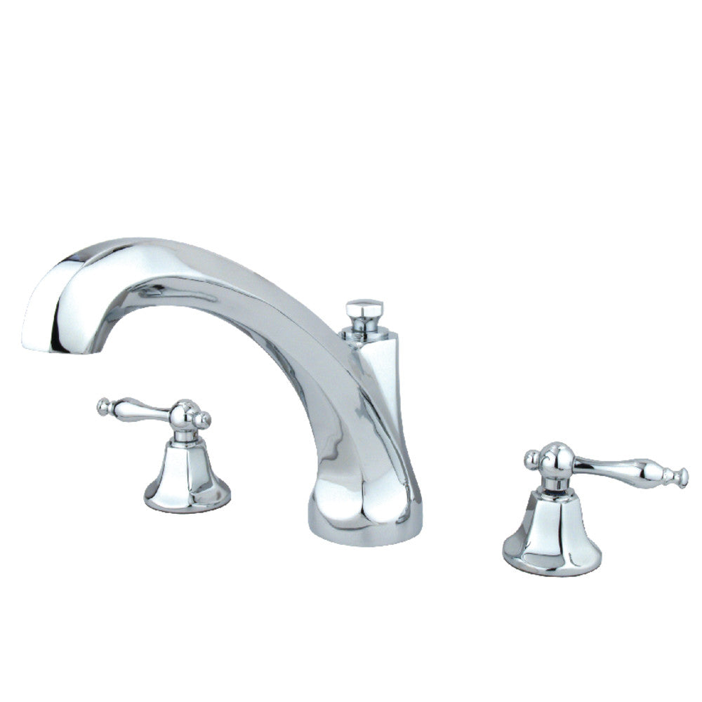 Kingston Brass KS4321NL Metropolitan Roman Tub Faucet, Polished Chrome - BNGBath