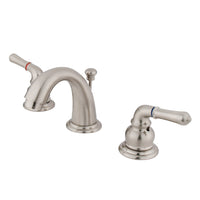Thumbnail for Kingston Brass GKB918 Magellan Widespread Bathroom Faucet, Brushed Nickel - BNGBath