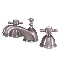 Thumbnail for Kingston Brass KS3968BX 8 in. Widespread Bathroom Faucet, Brushed Nickel - BNGBath