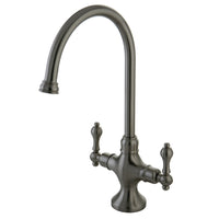 Thumbnail for Kingston Brass KS1768ALLS Kitchen Faucet, Brushed Nickel - BNGBath