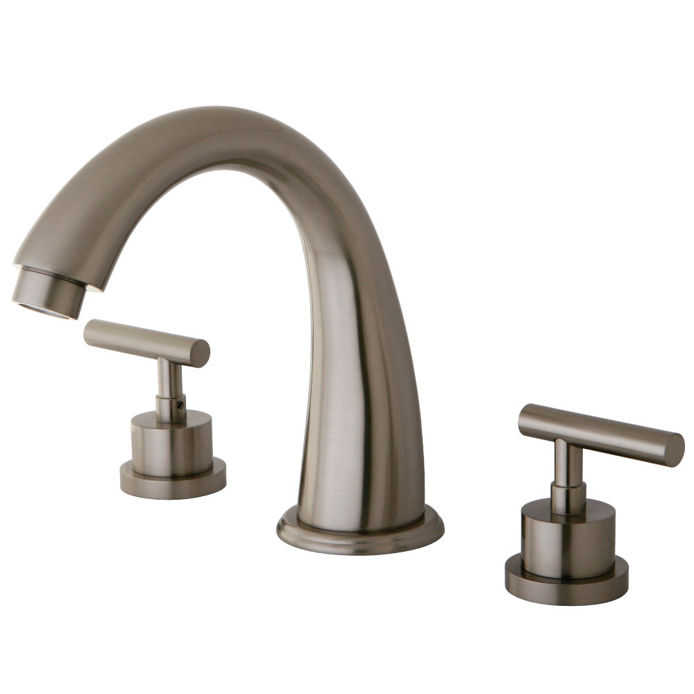 Kingston Brass KS2368CML Manhattan Roman Tub Faucet, Brushed Nickel - BNGBath