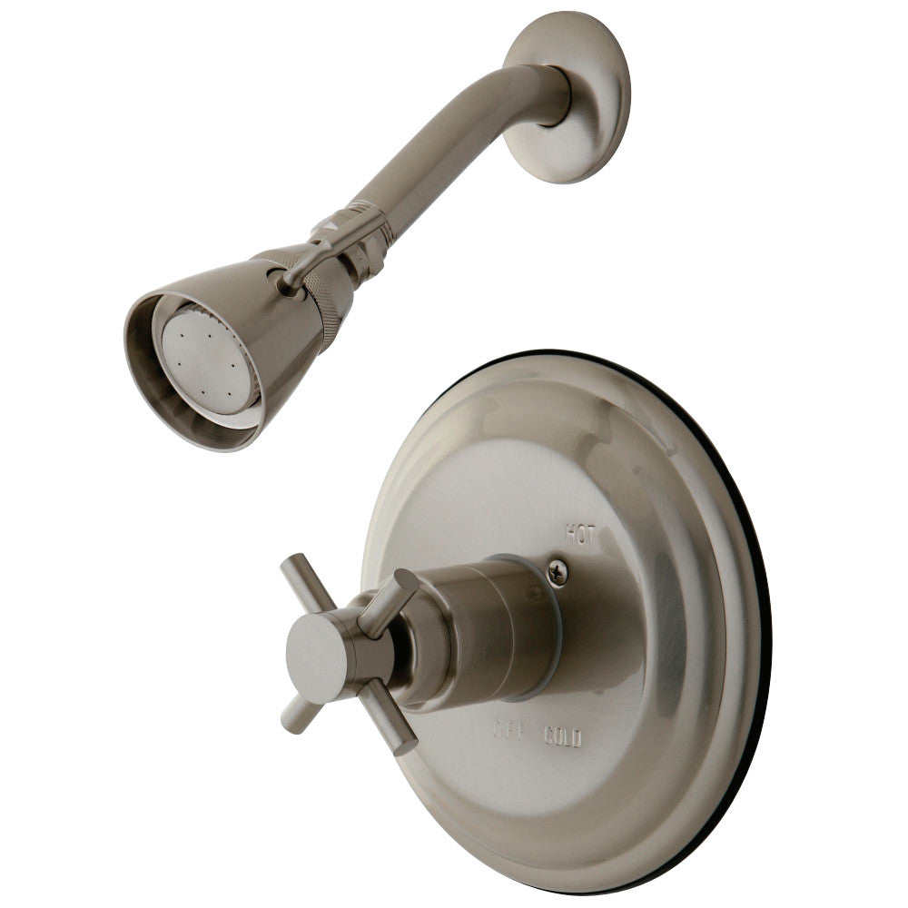 Kingston Brass KB2638DXSO Concord Shower Faucet, Brushed Nickel - BNGBath