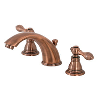 Thumbnail for Kingston Brass KB966ACL American Classic Widespread Bathroom Faucet with Retail Pop-Up, Antique Copper - BNGBath