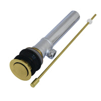 Thumbnail for Fauceture KS8107 Pop-Up Drain without Overflow, Brushed Brass - BNGBath