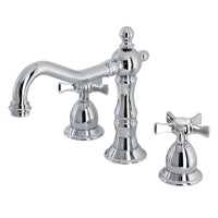 Thumbnail for Kingston Brass KS1971NX Hamilton Widespread Bathroom Faucet with Brass Pop-Up, Polished Chrome - BNGBath
