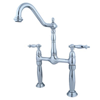 Thumbnail for Kingston Brass KS1071TL Vessel Sink Faucet, Polished Chrome - BNGBath