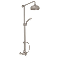 Thumbnail for ROHL Arcana Exposed Wall Mount Thermostatic Shower with Volume Control - BNGBath