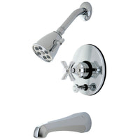 Thumbnail for Kingston Brass VB86910ZX Millennium Tub and Shower Faucet, Polished Chrome - BNGBath