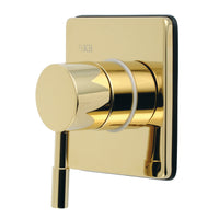 Thumbnail for Kingston Brass KS3042DL Concord 3-Way Diverter Valve with Trim Kit, Polished Brass - BNGBath