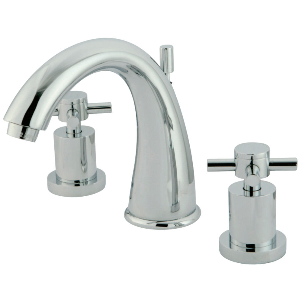 Kingston Brass KS2961DX 8 in. Widespread Bathroom Faucet, Polished Chrome - BNGBath