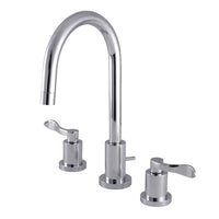 Thumbnail for Kingston Brass KS8951DFL Mini-Widespread Bathroom Faucet, Polished Chrome - BNGBath