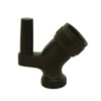 Thumbnail for Kingston Brass K179A5 Trimscape Hand Shower Pin Wall Hook with Hose Outlet, Oil Rubbed Bronze - BNGBath
