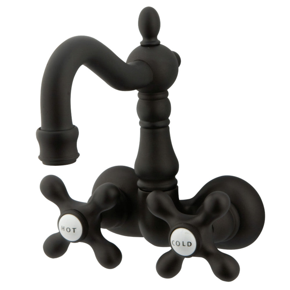 Kingston Brass CC1077T5 Vintage 3-3/8-Inch Wall Mount Tub Faucet, Oil Rubbed Bronze - BNGBath