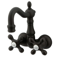 Thumbnail for Kingston Brass CC1077T5 Vintage 3-3/8-Inch Wall Mount Tub Faucet, Oil Rubbed Bronze - BNGBath