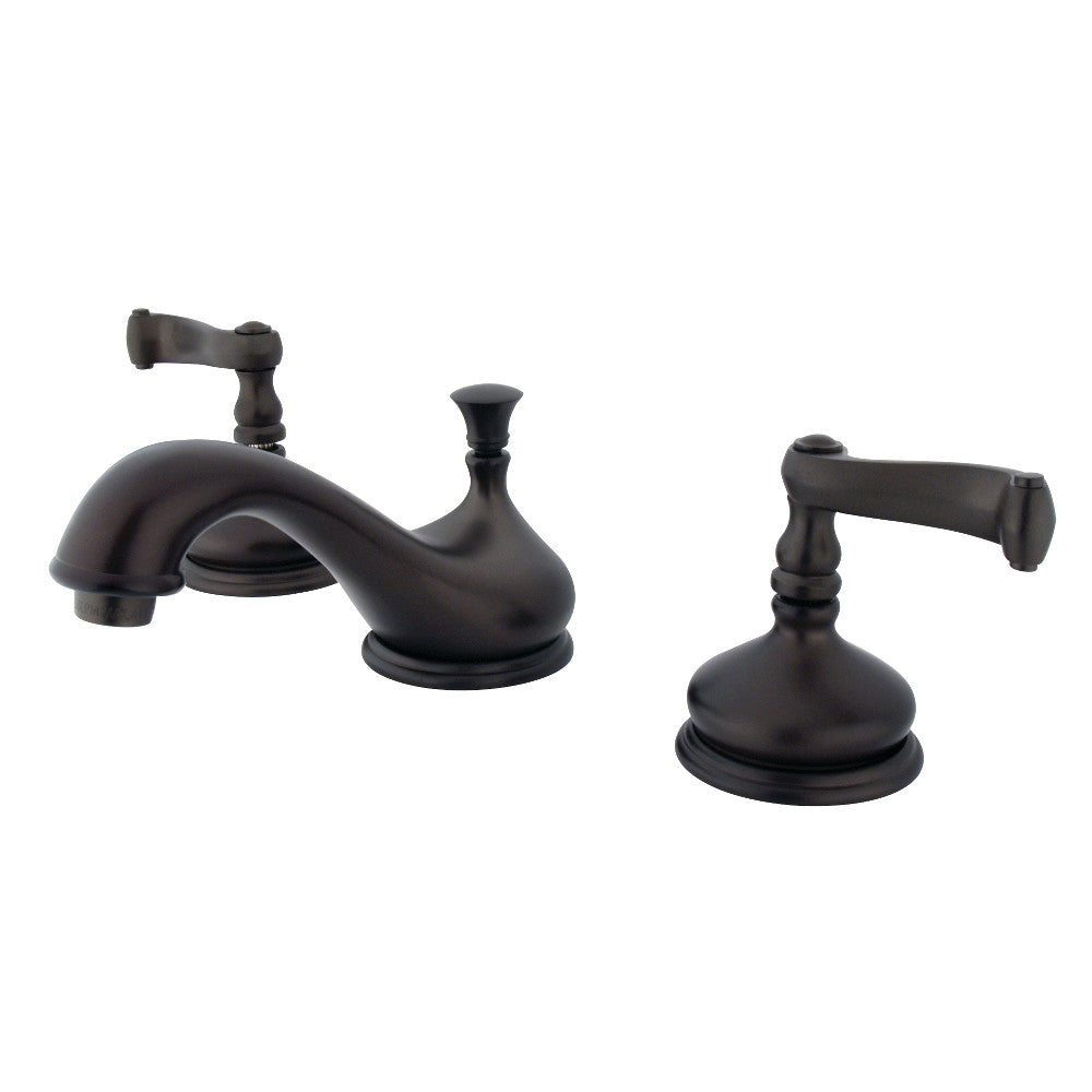 Kingston Brass KS1165FL 8 in. Widespread Bathroom Faucet, Oil Rubbed Bronze - BNGBath