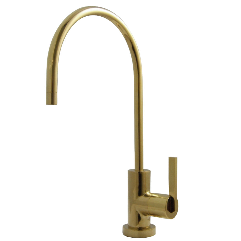 Kingston Brass KS8192CTL Continental Single-Handle Water Filtration Faucet, Polished Brass - BNGBath