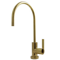 Thumbnail for Kingston Brass KS8192CTL Continental Single-Handle Water Filtration Faucet, Polished Brass - BNGBath