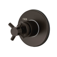 Thumbnail for Kingston Brass KS3035DX Concord 3-Way Diverter Valve with Trim Kit, Oil Rubbed Bronze - BNGBath
