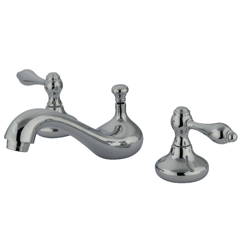 Kingston Brass KS941AL 8 to 16 in. Widespread Bathroom Faucet, Polished Chrome - BNGBath