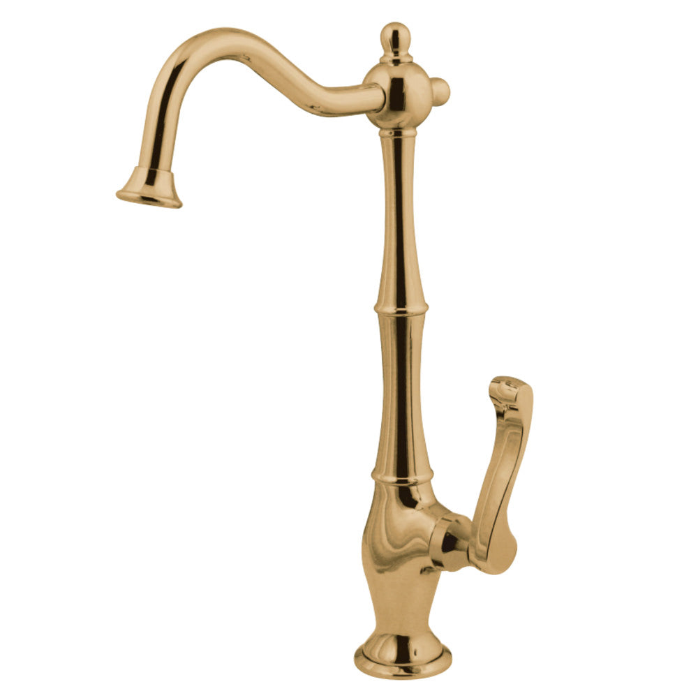 Kingston Brass KS1192FL Royale Cold Water Filtration Faucet, Polished Brass - BNGBath