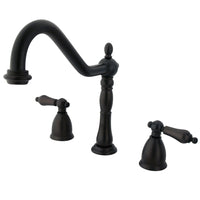 Thumbnail for Kingston Brass KB1795ALLS Widespread Kitchen Faucet, Oil Rubbed Bronze - BNGBath