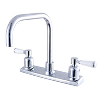 Thumbnail for Kingston Brass FB2141DPL Paris 8-Inch Centerset Kitchen Faucet, Polished Chrome - BNGBath