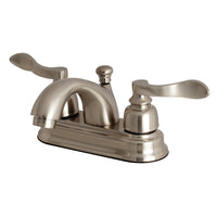 Thumbnail for Kingston Brass FB2608NFL 4 in. Centerset Bathroom Faucet, Brushed Nickel - BNGBath