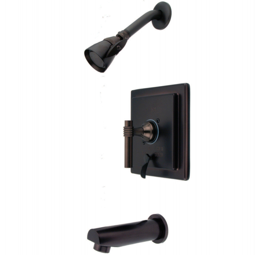 Kingston Brass KB86550ML Milano Tub & Shower Faucet, Oil Rubbed Bronze - BNGBath