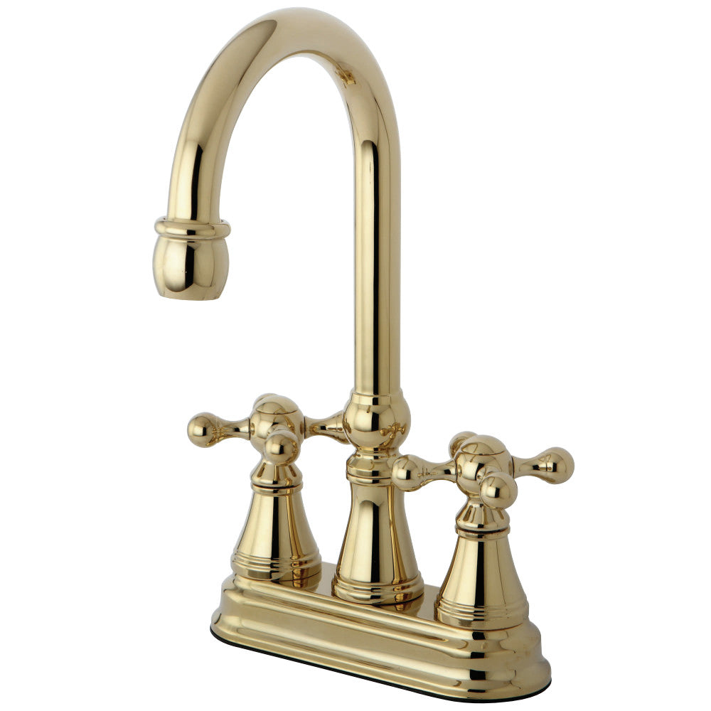 Kingston Brass KS2492KX Bar Faucet, Polished Brass - BNGBath