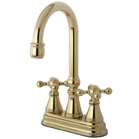 Thumbnail for Kingston Brass KS2492KX Bar Faucet, Polished Brass - BNGBath