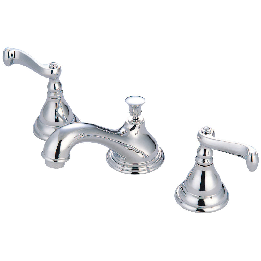 Kingston Brass KS5561FL 8 in. Widespread Bathroom Faucet, Polished Chrome - BNGBath