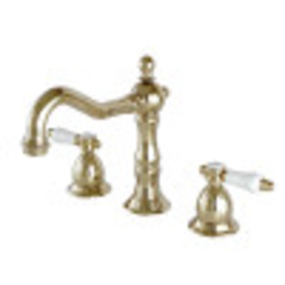 Kingston Brass KS1972BPL 8 in. Widespread Bathroom Faucet, Polished Brass - BNGBath