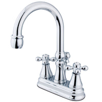 Thumbnail for Kingston Brass KS2611AX 4 in. Centerset Bathroom Faucet, Polished Chrome - BNGBath