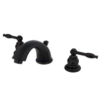 Thumbnail for Kingston Brass GKB965KL Widespread Bathroom Faucet, Oil Rubbed Bronze - BNGBath