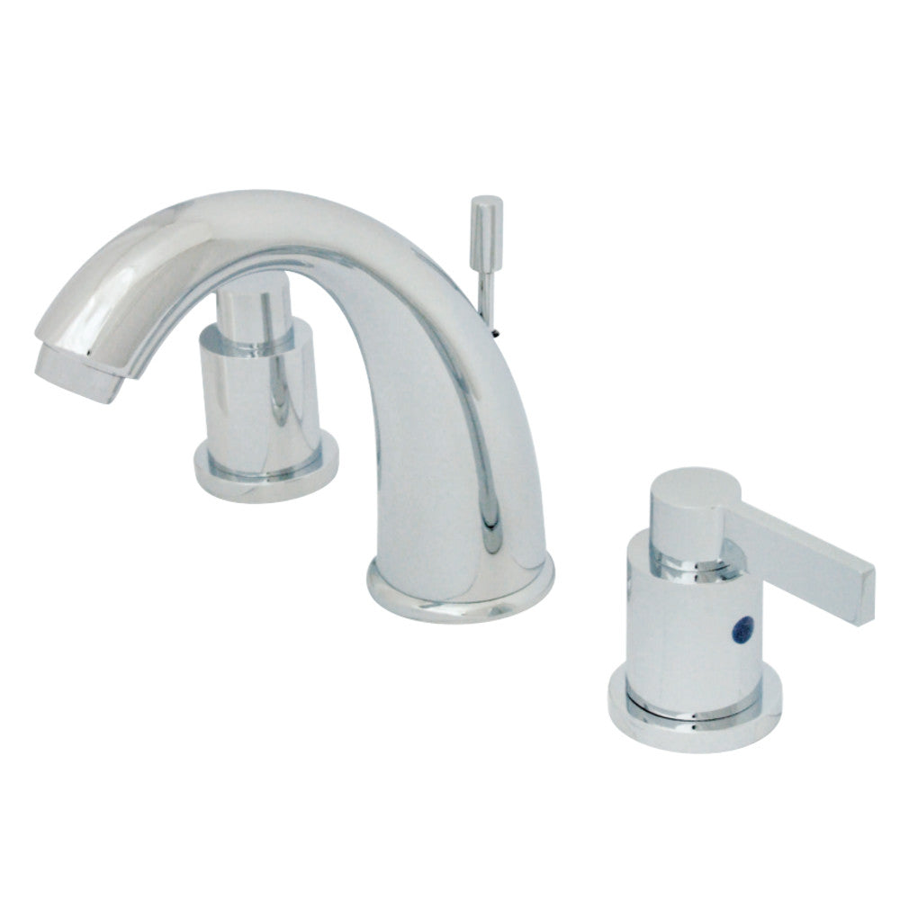 Kingston Brass KB8981NDL 8 in. Widespread Bathroom Faucet, Polished Chrome - BNGBath