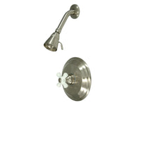Thumbnail for Kingston Brass KB3638PXSO Vintage Shower Only, Brushed Nickel - BNGBath