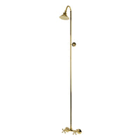 Thumbnail for Kingston Brass CCK2132 Vintage Shower Combination, Polished Brass - BNGBath