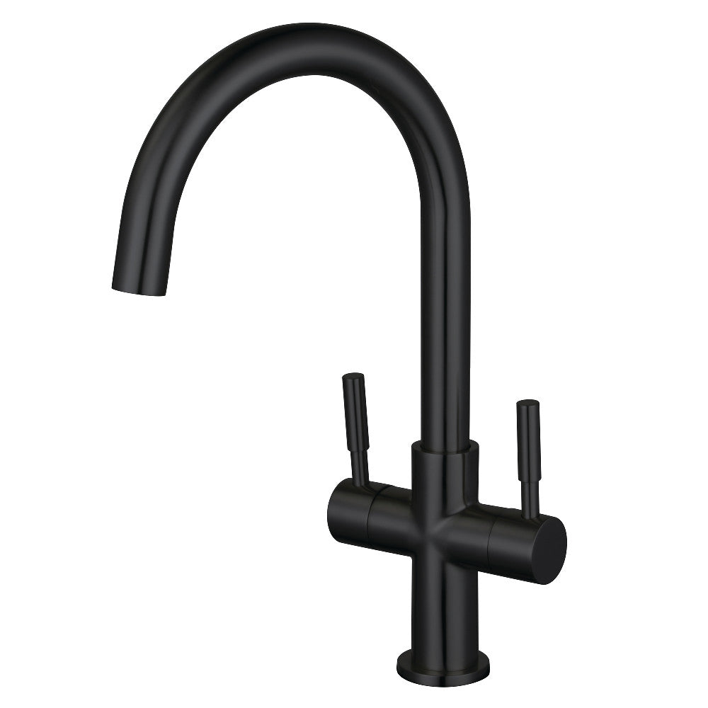 Fauceture LS8290DL Concord Single-Handle Vessel Faucet, Matte Black - BNGBath