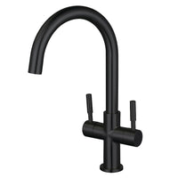 Thumbnail for Fauceture LS8290DL Concord Single-Handle Vessel Faucet, Matte Black - BNGBath