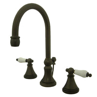 Thumbnail for Kingston Brass KS2985PL 8 in. Widespread Bathroom Faucet, Oil Rubbed Bronze - BNGBath