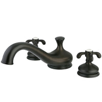 Thumbnail for Kingston Brass KS3335TX French Country Roman Tub Faucet, Oil Rubbed Bronze - BNGBath