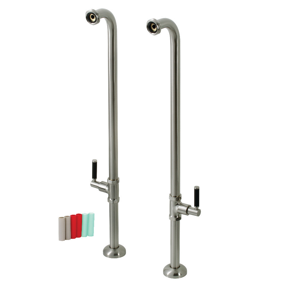 Kingston Brass AE810S8DKL Concord Freestanding Tub Supply Line, Brushed Nickel - BNGBath