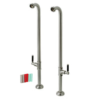 Thumbnail for Kingston Brass AE810S8DKL Concord Freestanding Tub Supply Line, Brushed Nickel - BNGBath