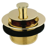 Thumbnail for Kingston Brass DLL202 Brass Lift & Lock Tub Drain, Polished Brass - BNGBath