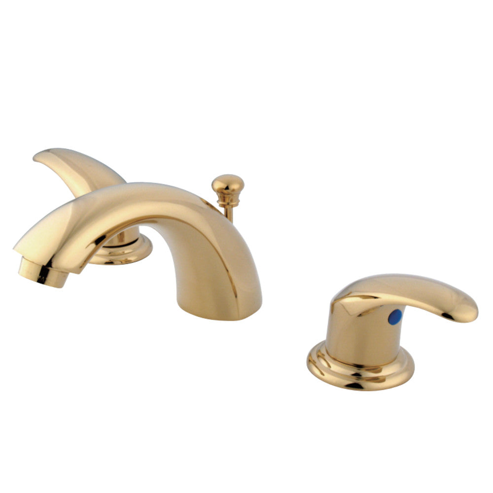 Kingston Brass KB6952LL Mini-Widespread Bathroom Faucet, Polished Brass - BNGBath