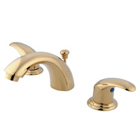 Thumbnail for Kingston Brass KB6952LL Mini-Widespread Bathroom Faucet, Polished Brass - BNGBath