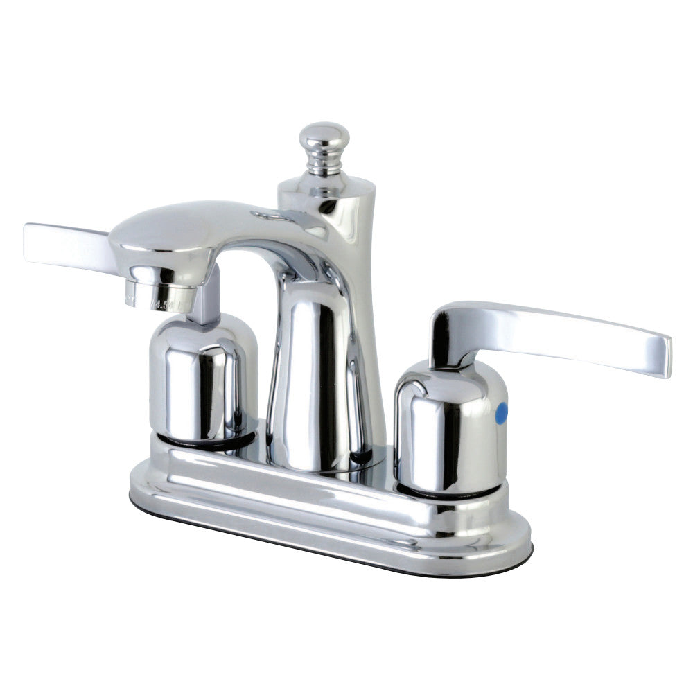 Kingston Brass FB7621EFL 4 in. Centerset Bathroom Faucet, Polished Chrome - BNGBath