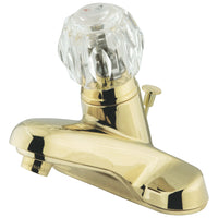 Thumbnail for Kingston Brass KB522 Single-Handle 4 in. Centerset Bathroom Faucet, Polished Brass - BNGBath