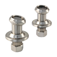 Thumbnail for Kingston Brass CAU4108 Vintage Tub Mount Couplers, Brushed Nickel - BNGBath