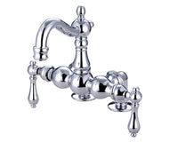 Thumbnail for Kingston Brass CC1092T1 Vintage 3-3/8-Inch Deck Mount Tub Faucet, Polished Chrome - BNGBath